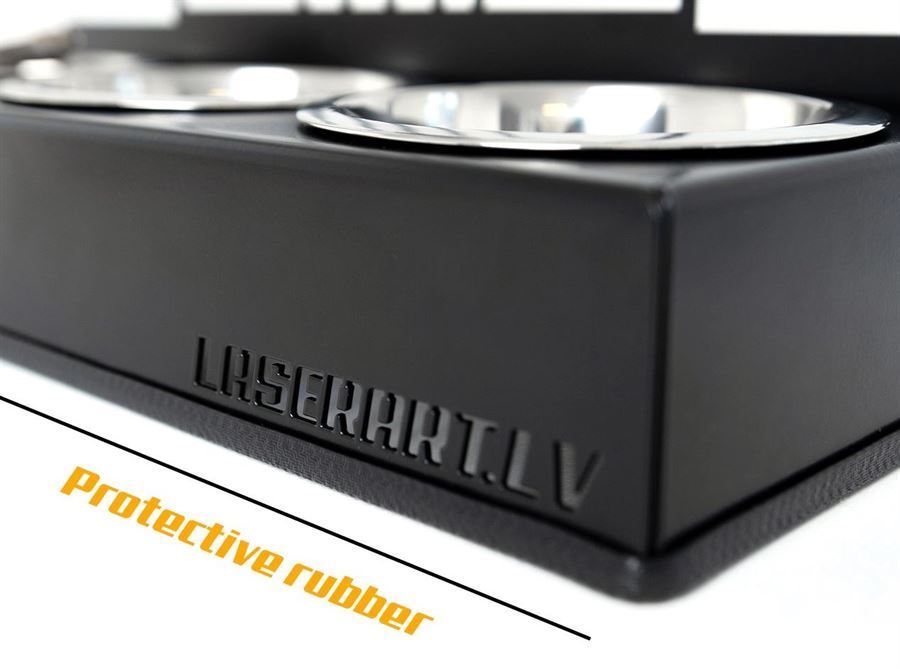 3-Bowl Cat Feeder, Oriental Shorthair Cat breed, Raised Feeding Station